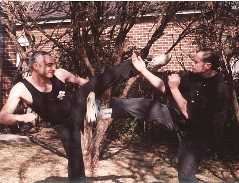 Barry Lee training kick